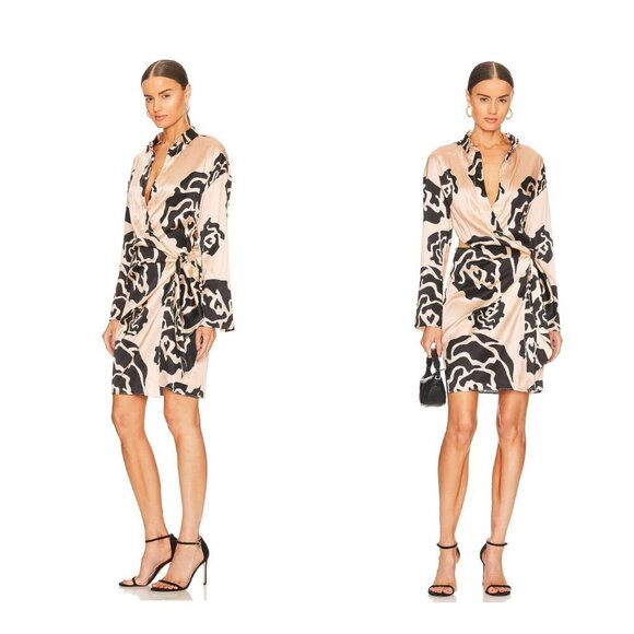 Mother of All | NWT Atenea Mini Dress in Floral Pink Size S - Picture 1 of 10